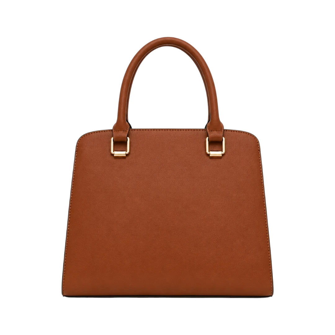 Morven Brown Polished Women’s Satchel Handbag
