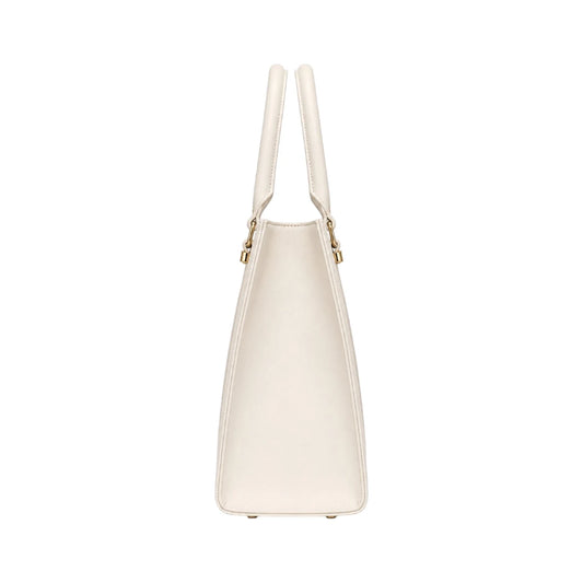 Morven Ivory Timeless Textured Women’s Satchel Handbag