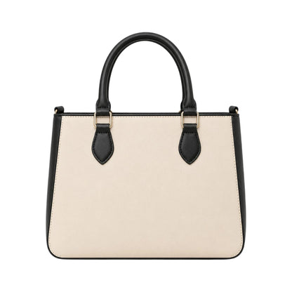 Morven Beige Faux Leather – Two-Tone Everyday Bag