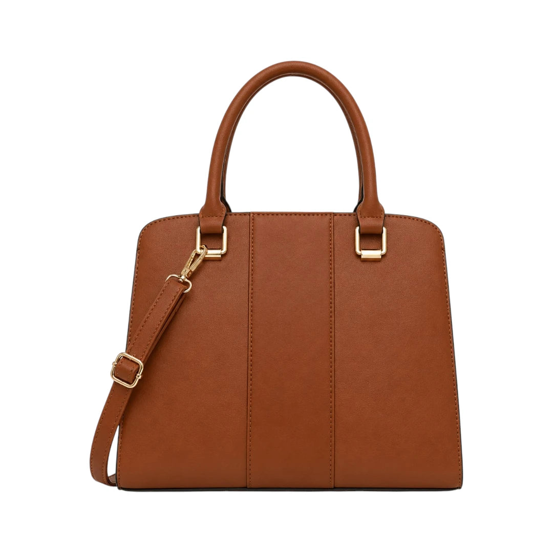 Morven Brown Polished Women’s Satchel Handbag