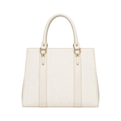 Morven Ivory Timeless Textured Women’s Satchel Handbag