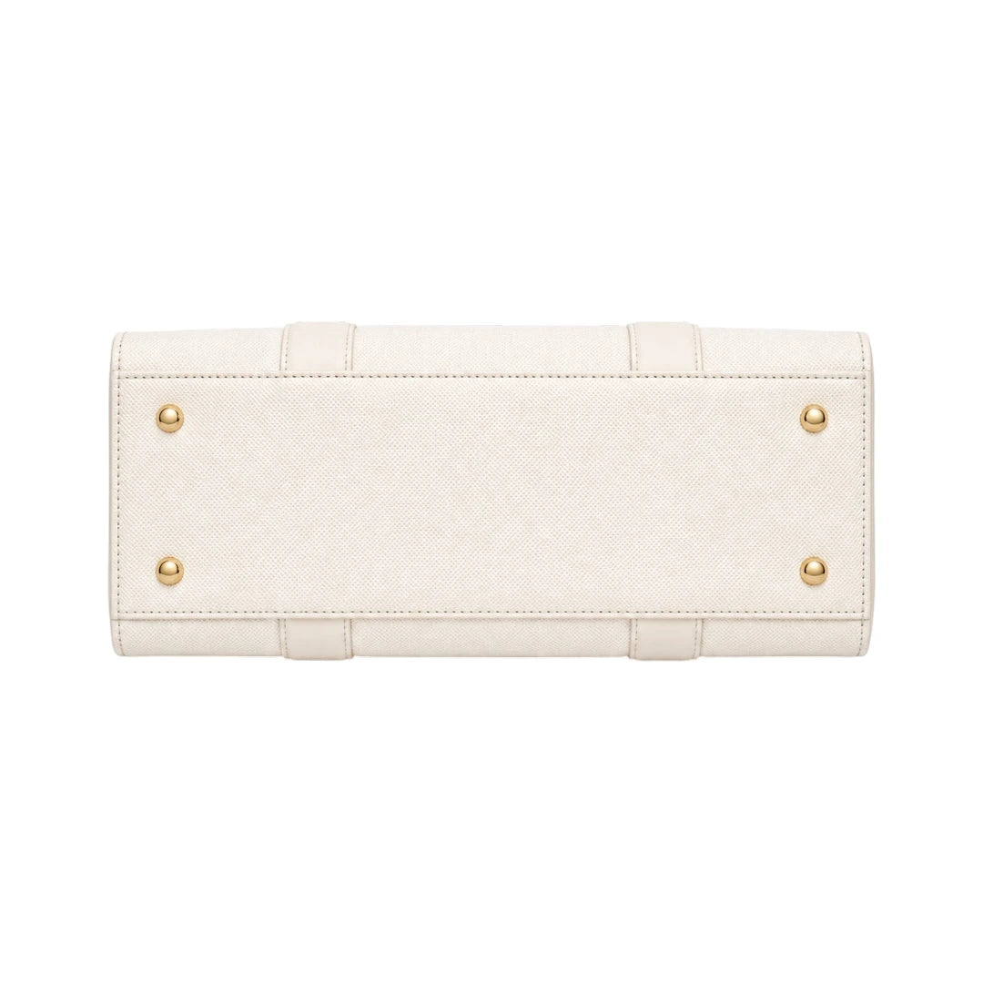 Morven Ivory Timeless Textured Women’s Satchel Handbag